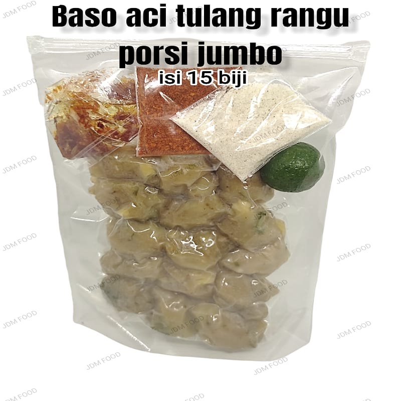 Jual Baso Aci Instan Tulang Rangu Porsi Jumbo Isi 15 Biji Shopee