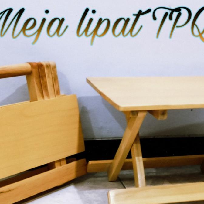 meja lipat tpq alquran