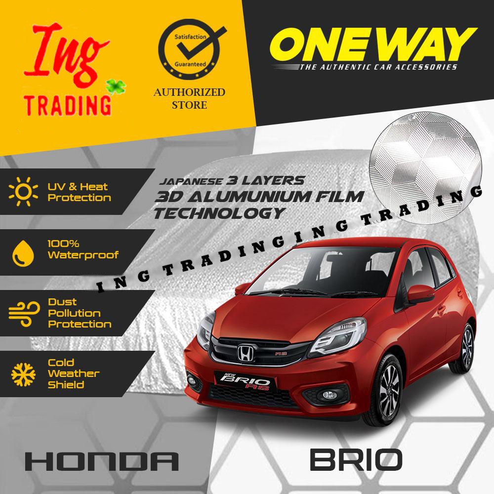 Cover Sarung Mobil Brio Satya Anti Air Waterproof 3 LAPIS