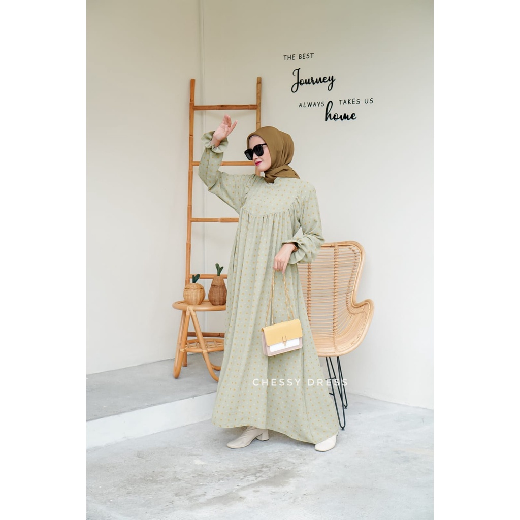 Dress jumbo// chesse dress by yayuku