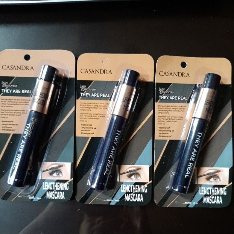 CASANDRA MASCARA LENGTHENING WATERPROOF BPOM ORIGINL