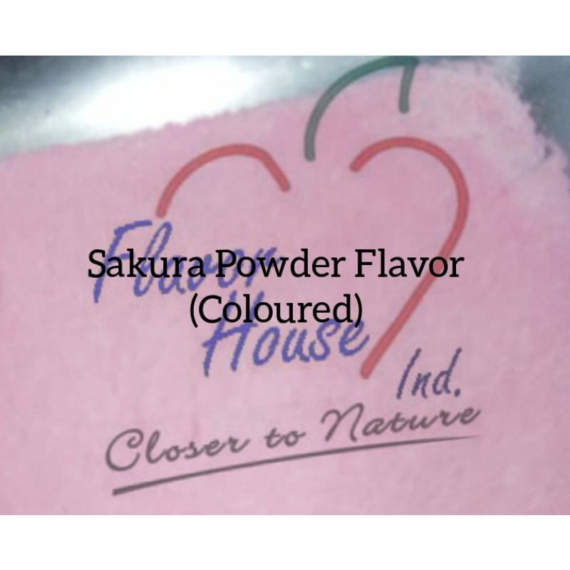 

Sakura Powder Flavor (Coloured) (pure flavour, biang powder)