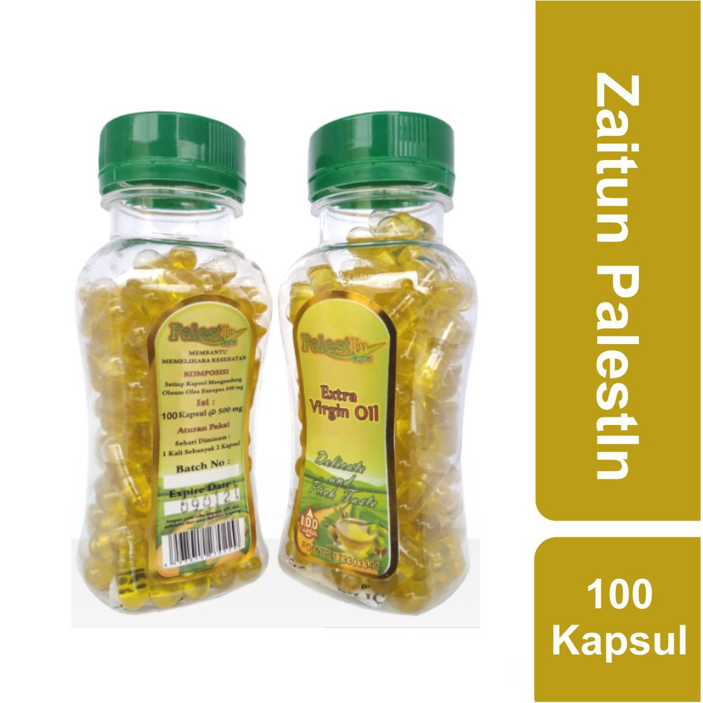 Zaitun Palestin 100 Kapsul Minyak Extra Virgin Syifa Herbal Shopee Indonesia