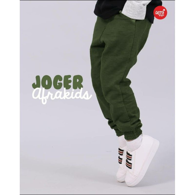 Joger Pants laki-laki by AfraKids 4-12 tahun CA003, CA004, CA005, CA006