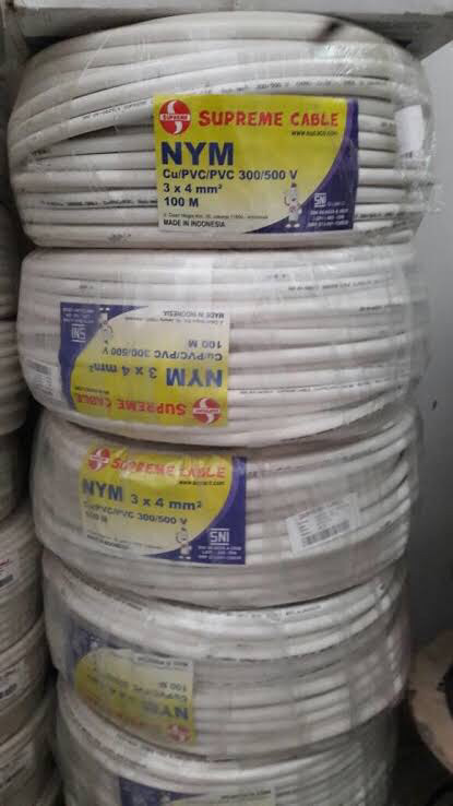 KABEL SUPREME NYM 3x4 50METER Termurah