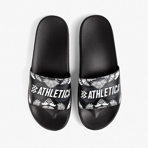 Athletica Official Shop - Nature Black | Slippers | Sandal Pria | Slipper