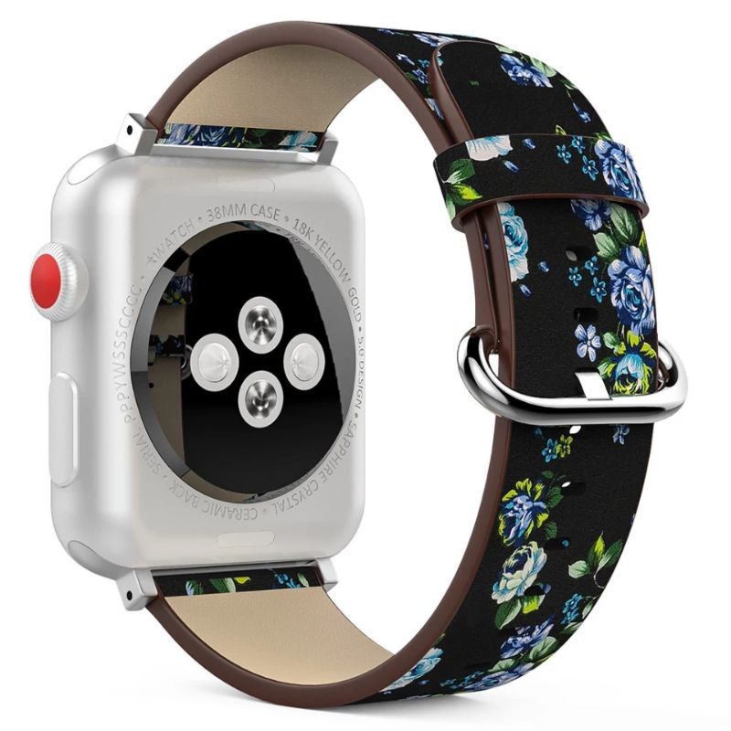 Strap Kulit Retro / Batik For i Watch / Apple Watch Series 1/2/3/4