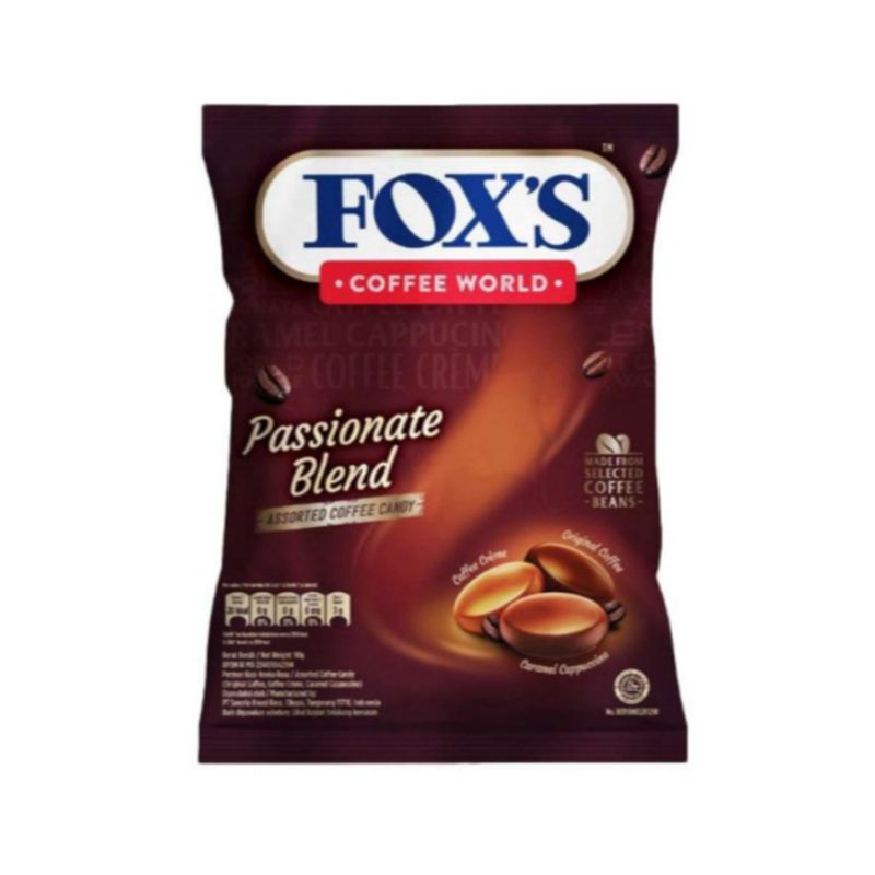 

FOX'S Coffee World Permen Passionate Blend 90 g