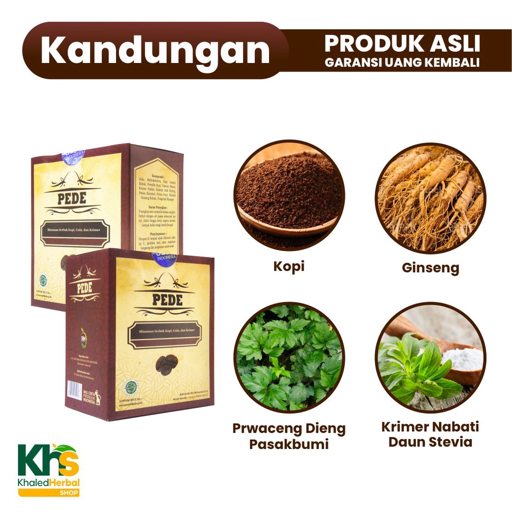 

Kopi Pede Kopi Stamina Herbal Laki Minuman Suplement Vitalitas Pria