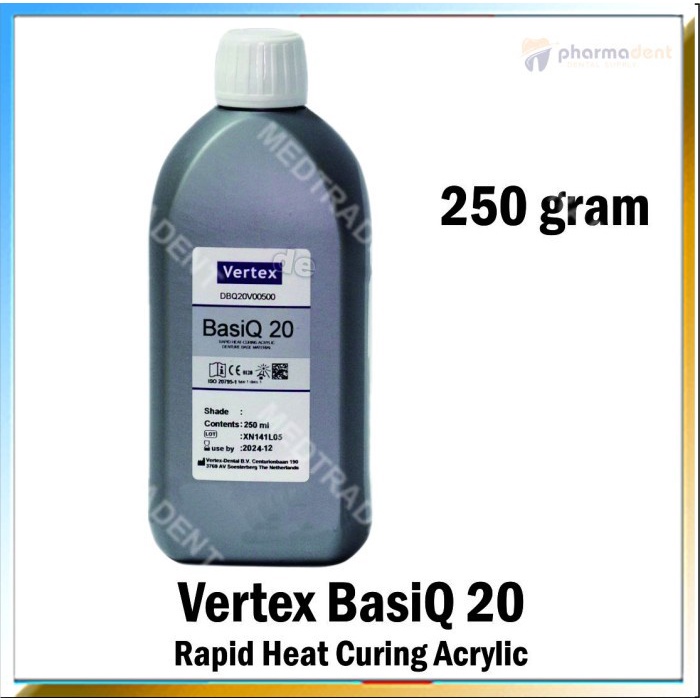 Heat Curing Liquid Vertex Basiq 20 ORI 250 ml