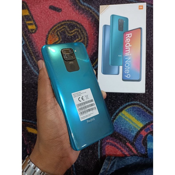 Xiaomi Redmi note 9 [ram 6/128gb] lengkap (Second)