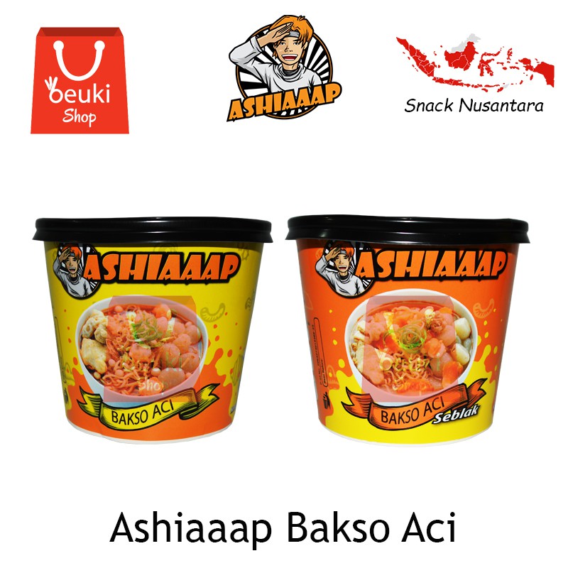 

Bakso Aci Ashiaaap Baso Aci Instan Jajanan Milenial - 130gr