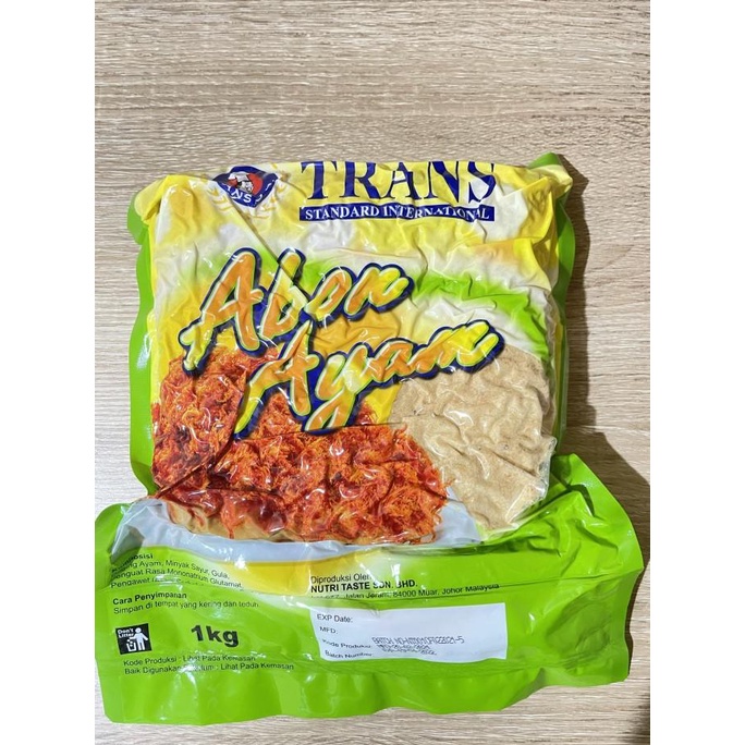 

Promo Awal tahun Trans Abon Rasa Ayam Manis 1kg Promo Awal tahun