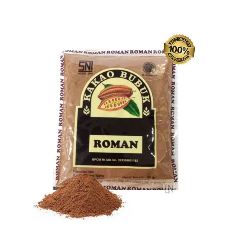 Coklat Bubuk Roman / Kakao Bubuk / Cocoa Powder (35 gram)