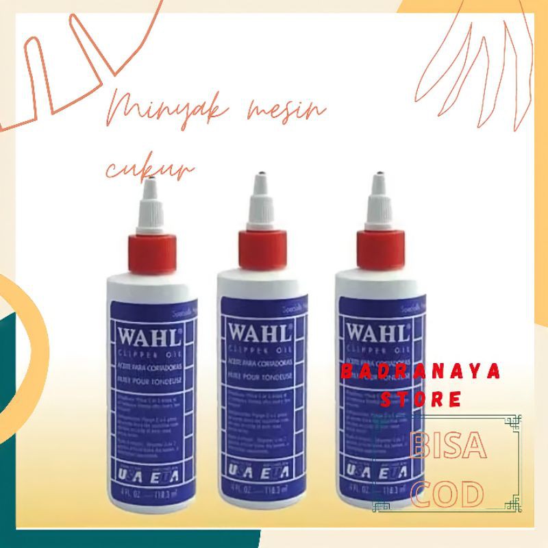 Minyak WAHL Oil pelumas mata pisau cukur WAHL/perawatan Mesin Cukur Original