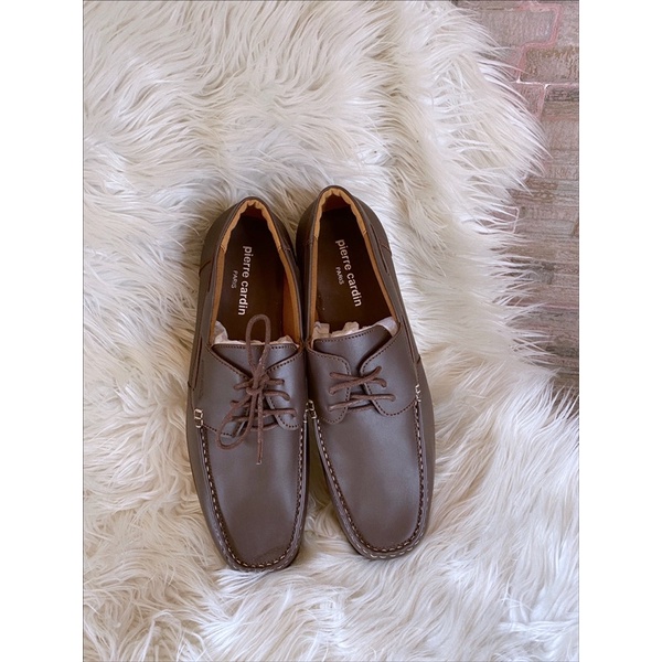 SEPATU PIERRE CARDIN PARIS CASSUAL SIZE 43 BROWN