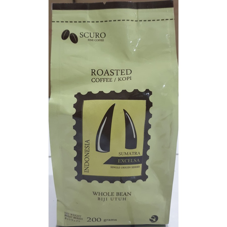 

Scuro Single Origin Arabica Sumatra Excelsa 200 gram -08