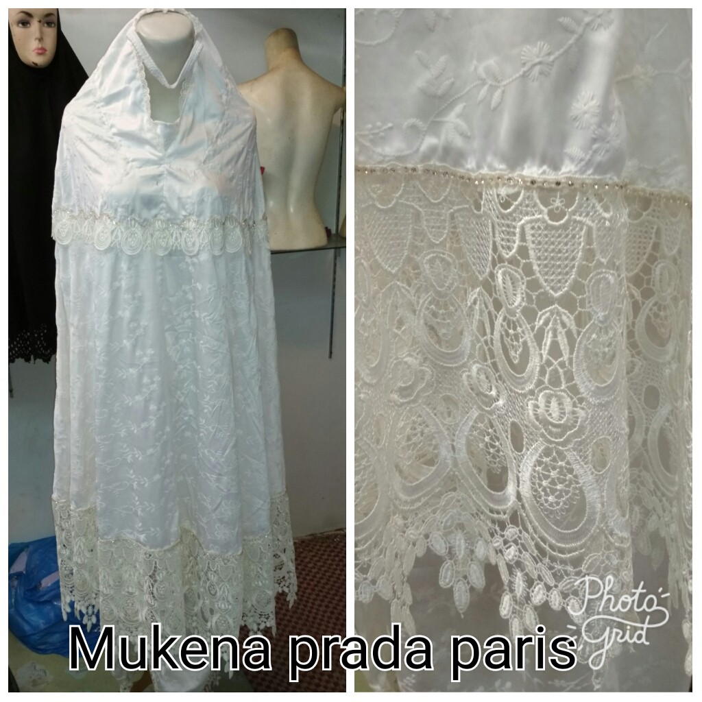 Motif Bordiran Mukena - Baju Mewah