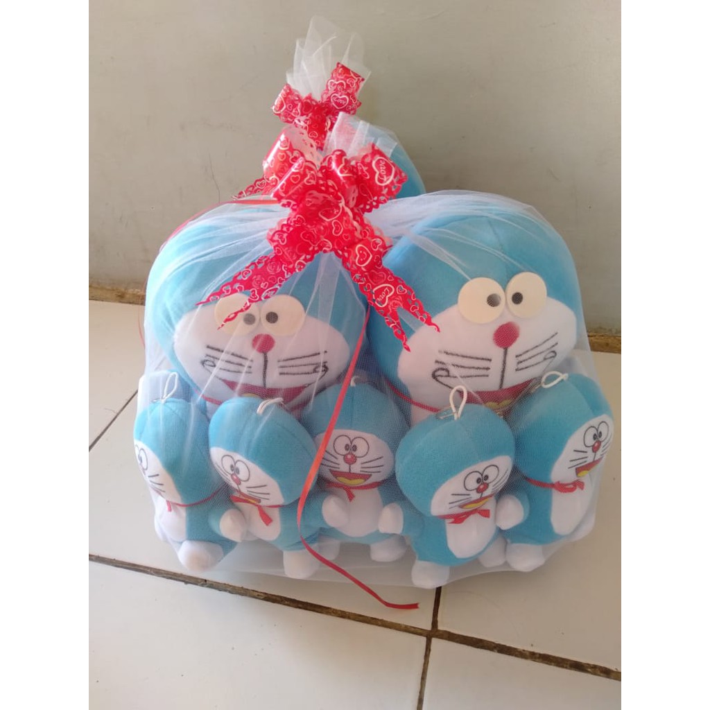 Boneka Doraemon Beranak Induk 2 Anak 5