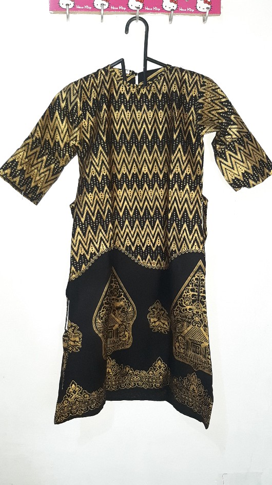 Bisa Pisah Batik Couple Keluarga Sania Ruffle Ori Ndoro Jowi Termurah Wayang Prodo