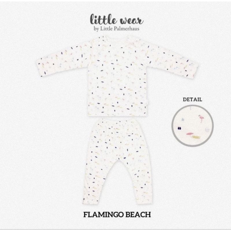 Little Palmerhaus Little Wear Shoulder Button Long Sleeves - Setelan Lengan Panjang Kancing Pundak