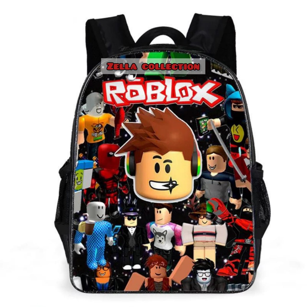 Tas Ransel Anak Sekolah Karakter Roblox/Tas Anak Backpack Roblox 2022/Tas Anak Gendong Roblox Terlaris 2022