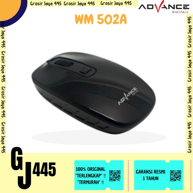 Mouse Wireless WM 502A Kursor Akurat Cocok untuk PC Laptop Original - Garansi 1 Tahun advance