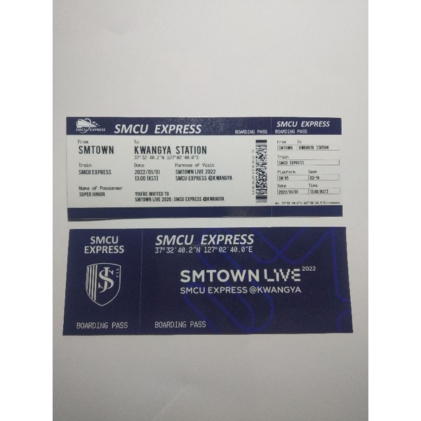 Tiket SUJU SMTOWN Live SMCU Express Kwangya Super Junior