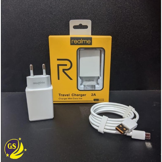 Charger Realme Original Fast Charging Tc Real 2.5A Super VOOC Type C And Micro USB