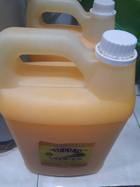 Toppas Cuci Piring Karbol Sereh Softener Pembersih Lantai 5 Liter Murah