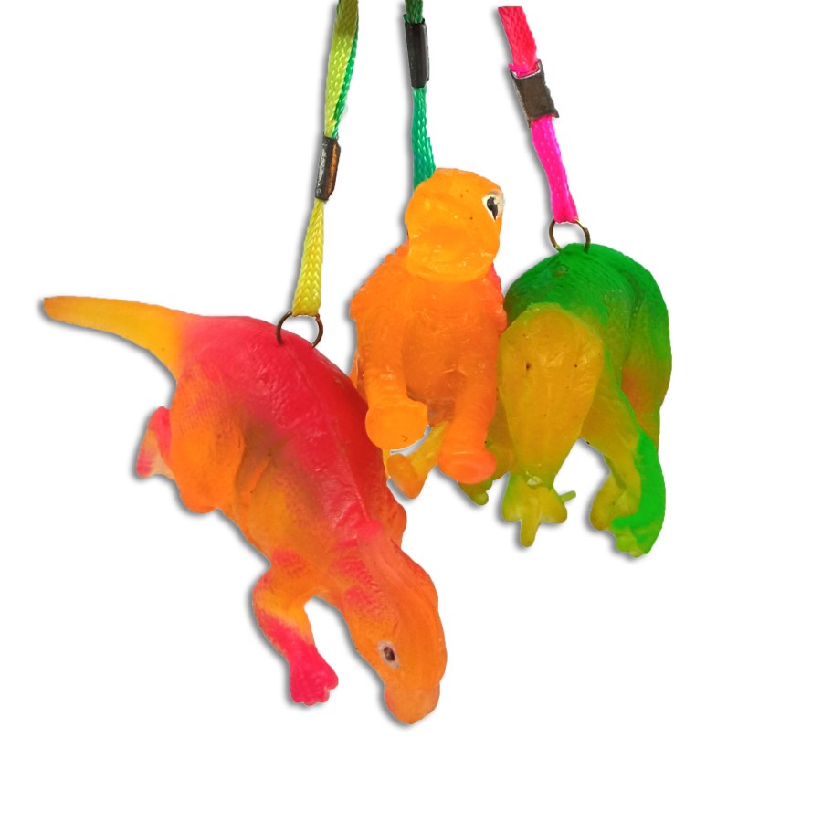 Dinosaurus Karet Jelly Mainan Anak Dino tanpa Lampu LED