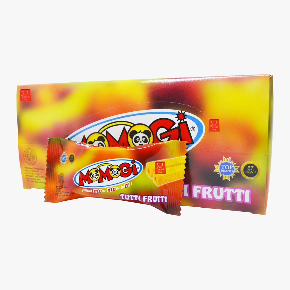 Momogi Tutti Frutti Makanan Ringan Ekstrudat Rasa Tutti 