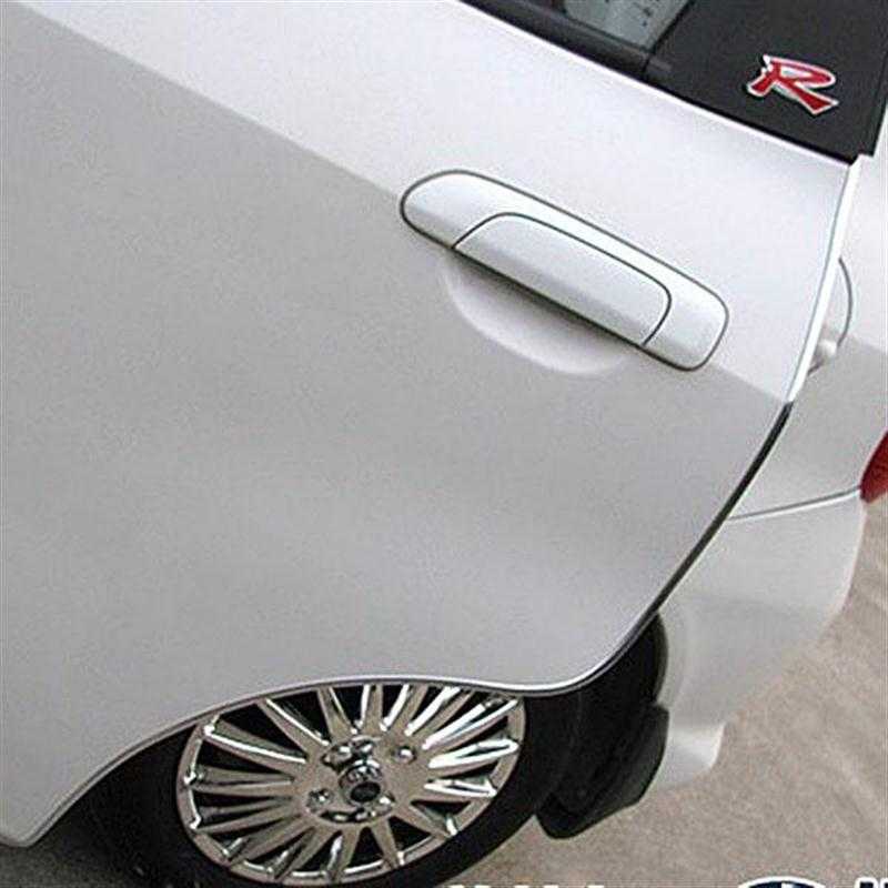 Lis Dekorasi Interior Mobil Moulding Chrome Trim Strip 4M - C3578-Silver