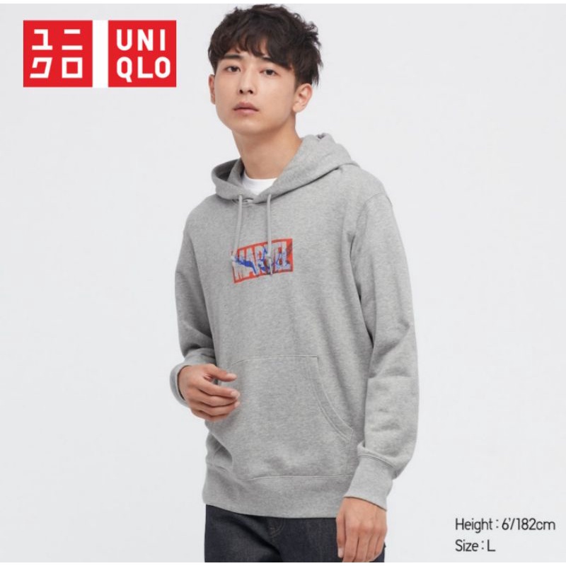 HOODIE UNIQLO PHRASES OF MARVEL