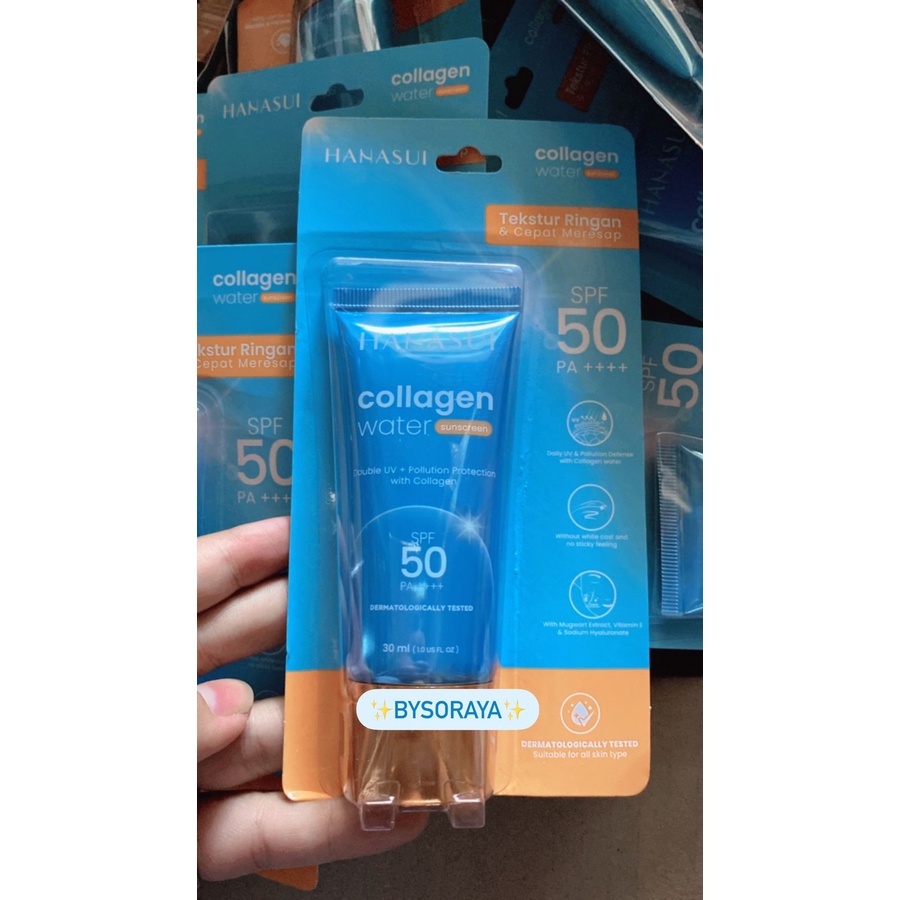 [READY] HANASUI Collagen Water Sunscreen SPF50 PA++++ UV 30ml