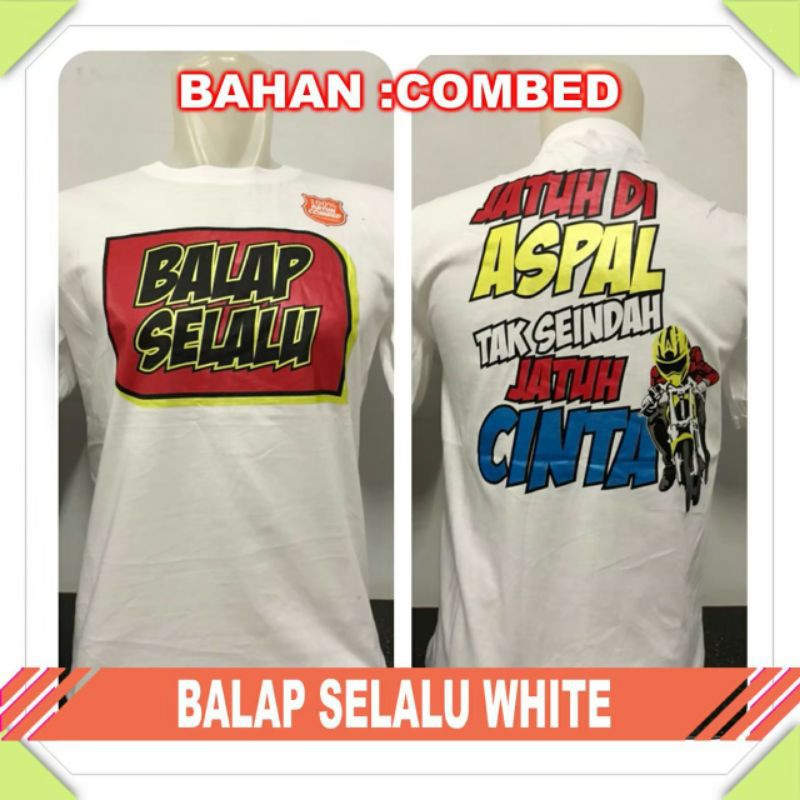 BAJU KAOS MEREX RECING/ BAJU DRAG BIKE 201M/ BAJU PRIA / LINTASAN 201M/ BAJU GASS POLL