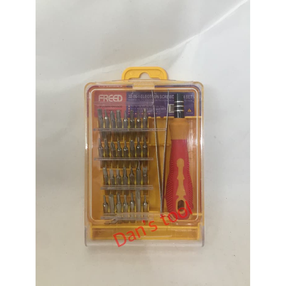 Obeng Hp Pinset / Obeng Handphone / Obeng Jam / Obeng Presisi Set 32pc