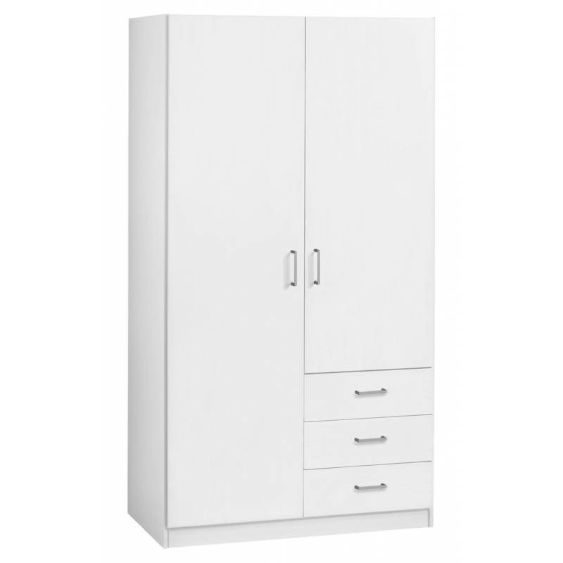  JYSK  Lemari Baju Wardrobe 2 Doors Price Star 96X50X176CM 