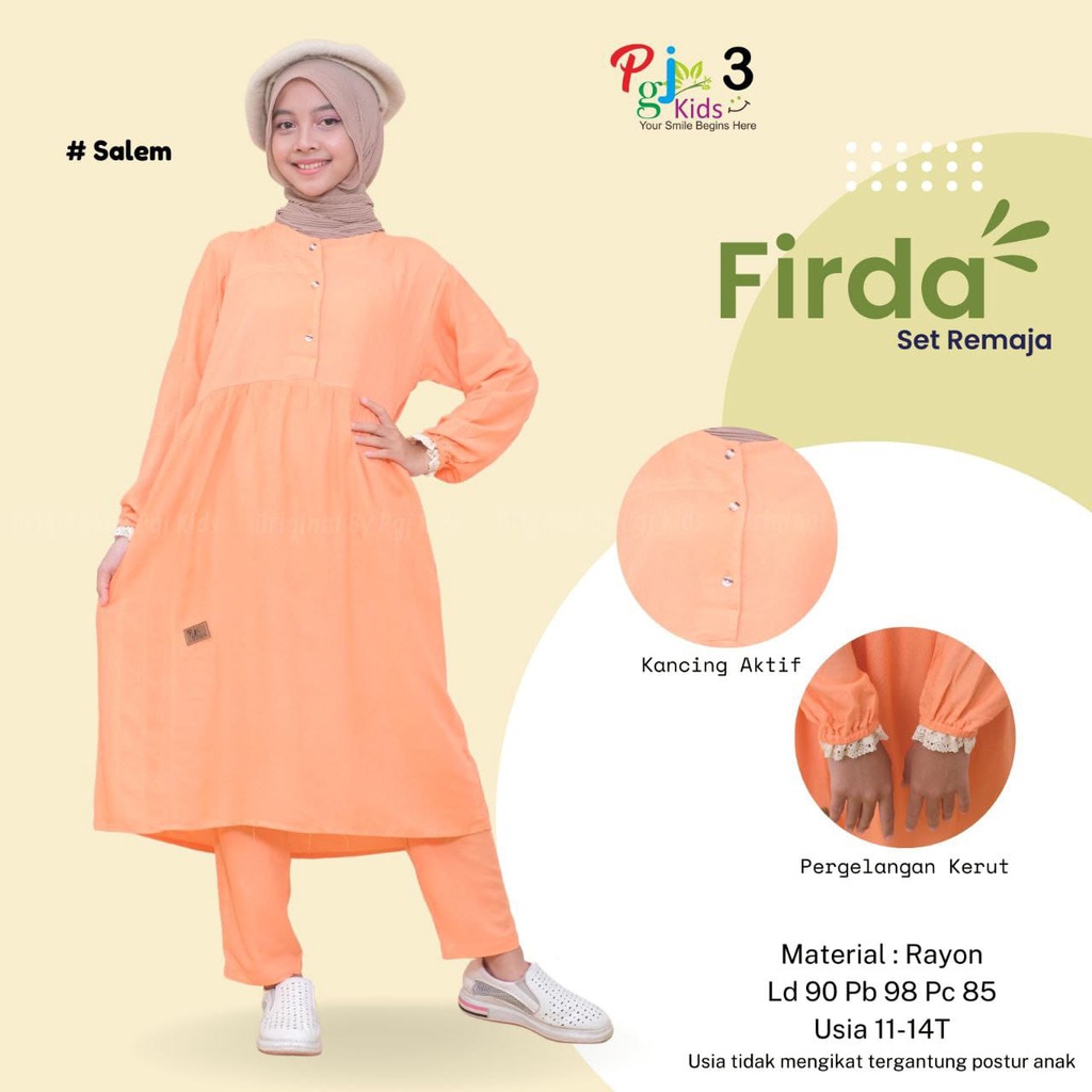 SETELAN ANAK PEREMPUAN SETELAN CELANA TUNIK SETELAN MUSLIM ANAK REMAJA PEREMPUAN POLOS SET TEEN CEWE