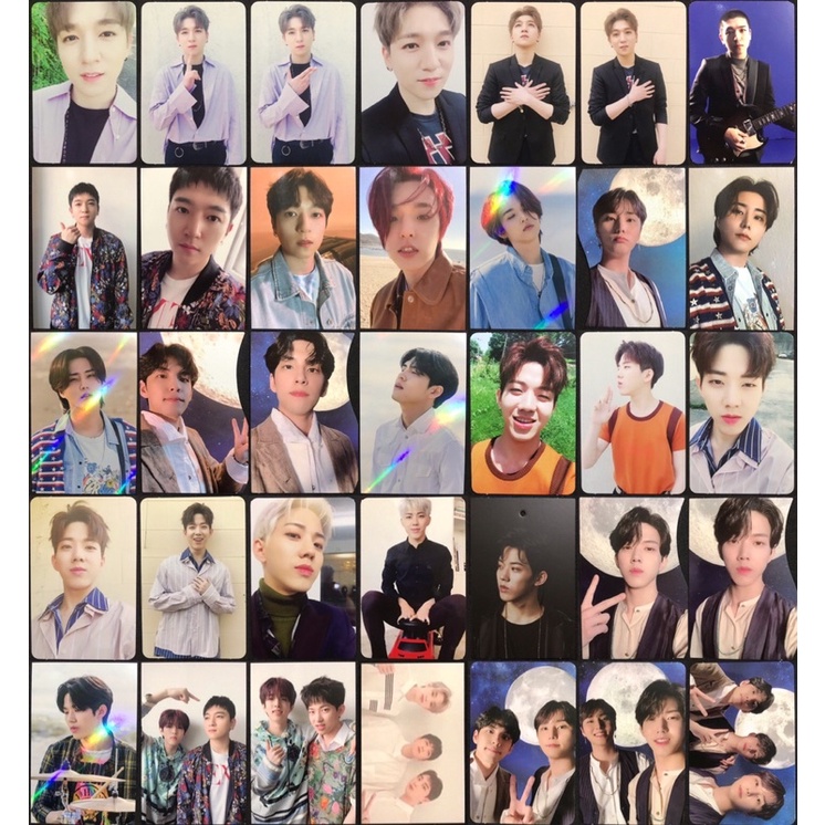 Day6 / Even of Day - Sungjin Jae YoungK Wonpil Dowoon Official Photocard - Youth Part 1 & 2 - Shoot 