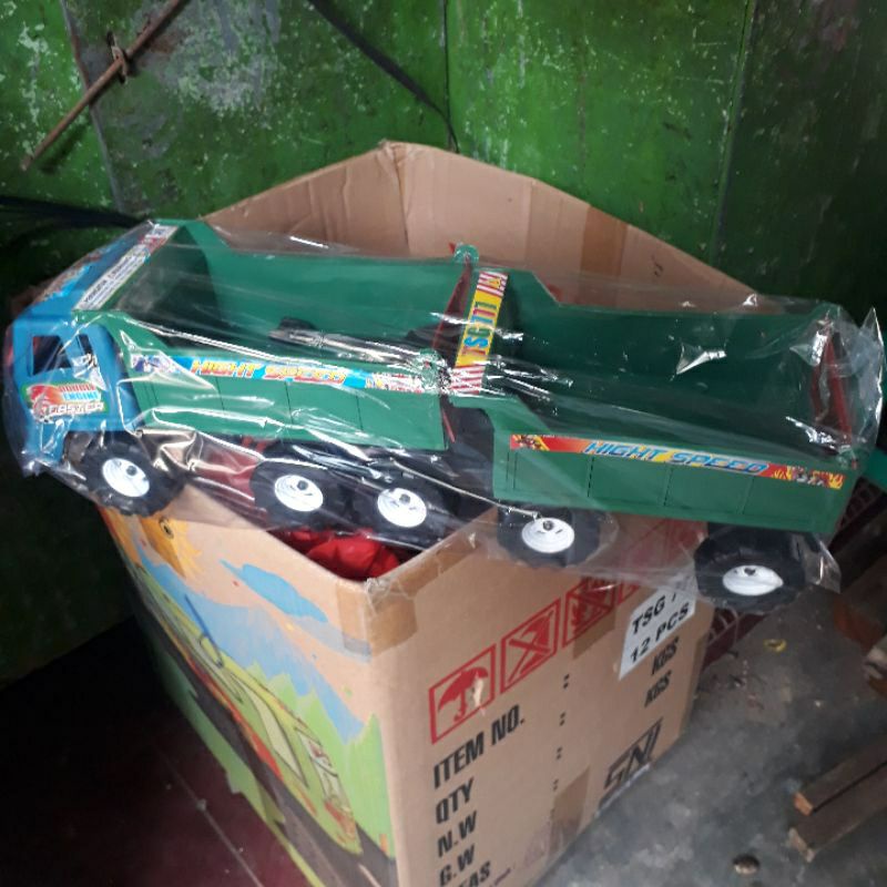 AJ MAINAN ANAK MOBIL TRUK GANDENG/ MOBIL DUMP TRUCK GANDENG/ MOBIL MOBILAN TRUK PASIR GANDENG