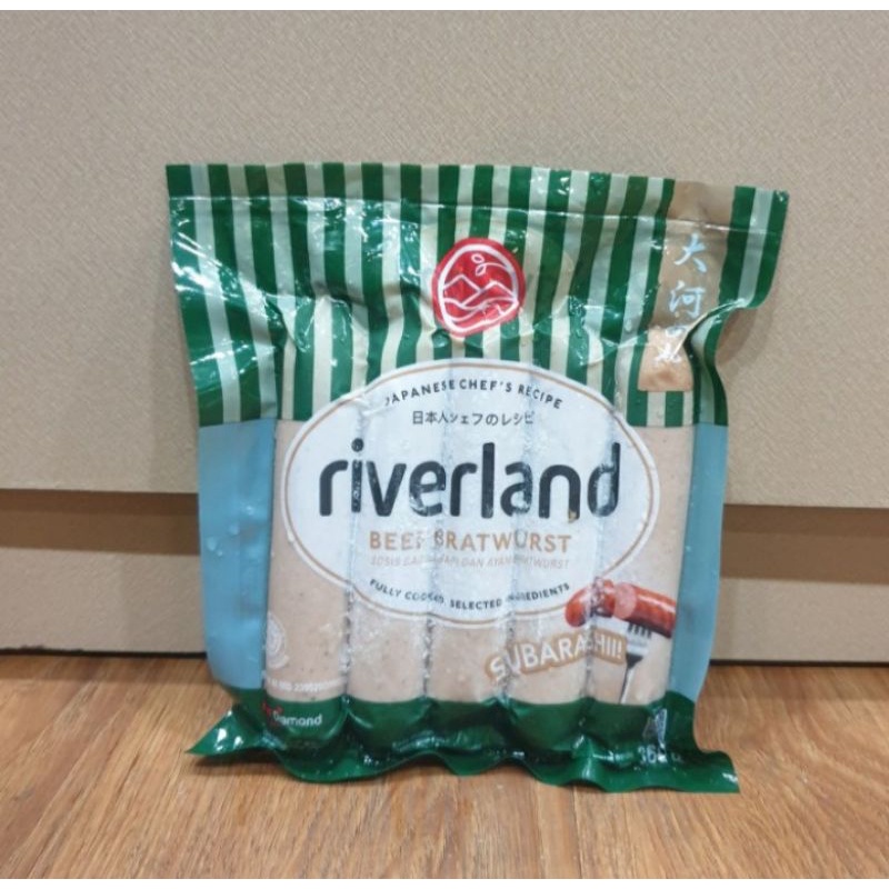 

Riverland Beef Bratwurst Sausage / Sosis Ala Jepang 360gr