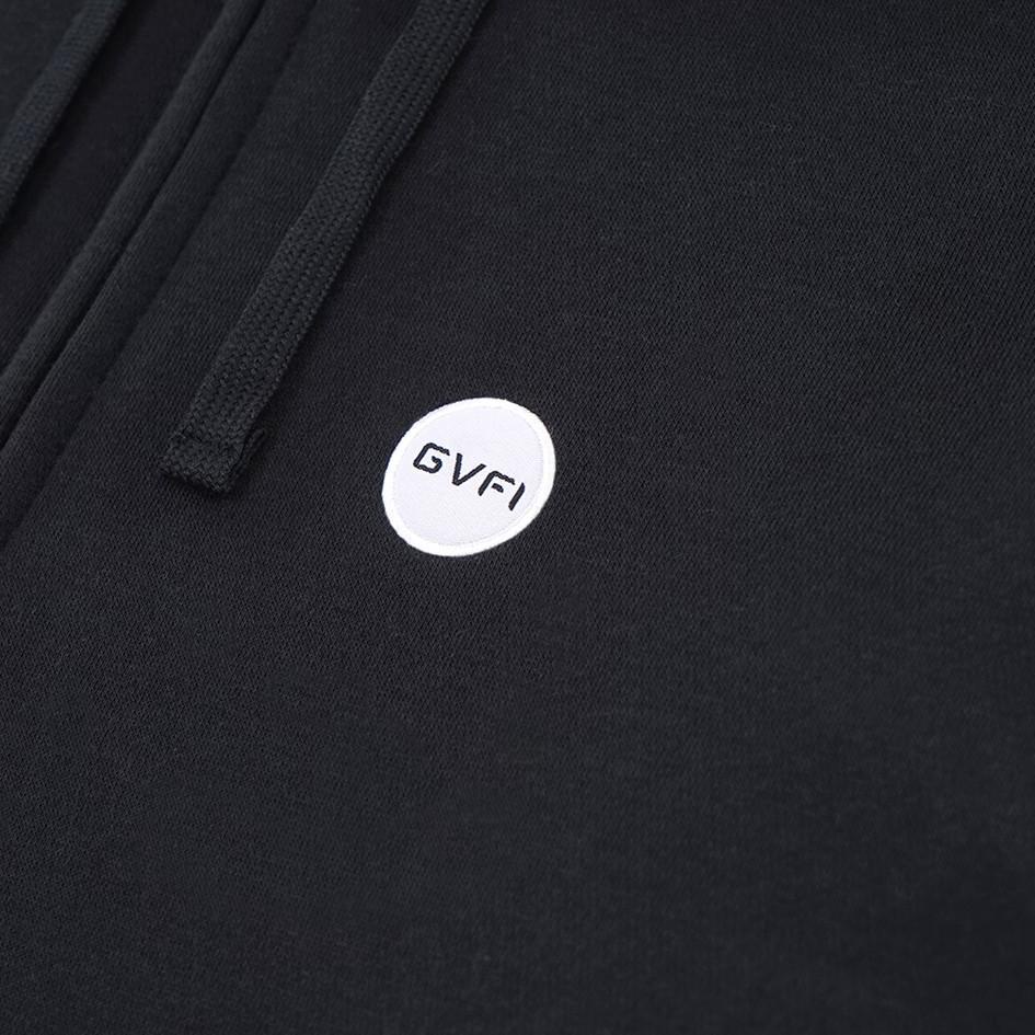 47 GVFI Zipper Hoodie Circle Barch Hitam ♦➠ Model #Terbaru (