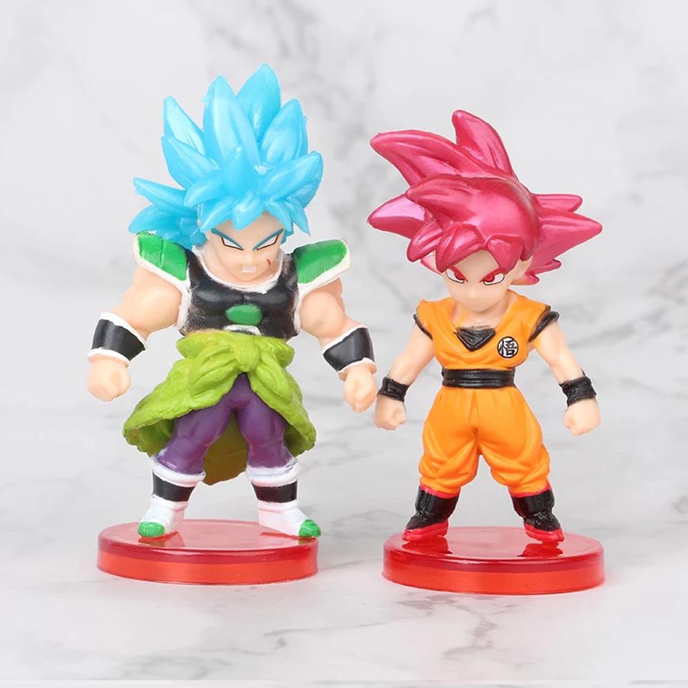 Lanfy Dragon Ball 16pcs/lot Koleksi Model Zamasu Ultra Instinct Vegeta Vegetto Dewa Saiyan Super