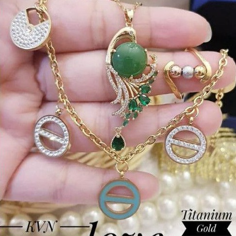 Titanium Set Perhiasan Wanita S265