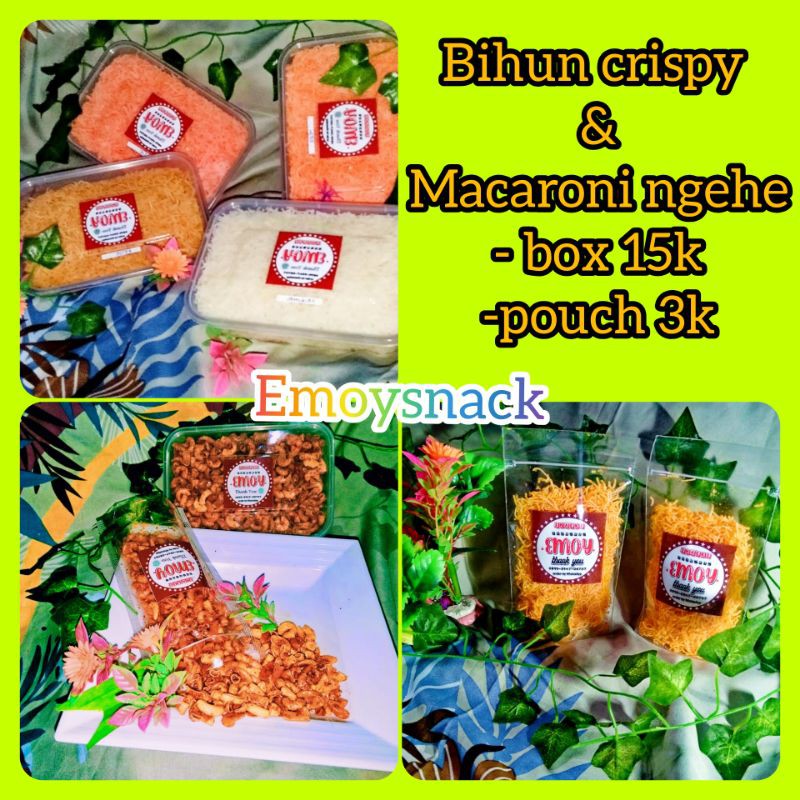 

BIHUN CRISPY DAN MAKARONI NGEHE(paket grosir)