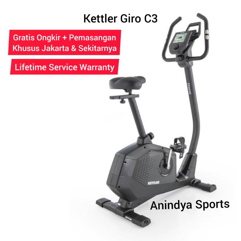 Sepeda Statis Kettler Bike Giro C3 Original Garansi Resmi