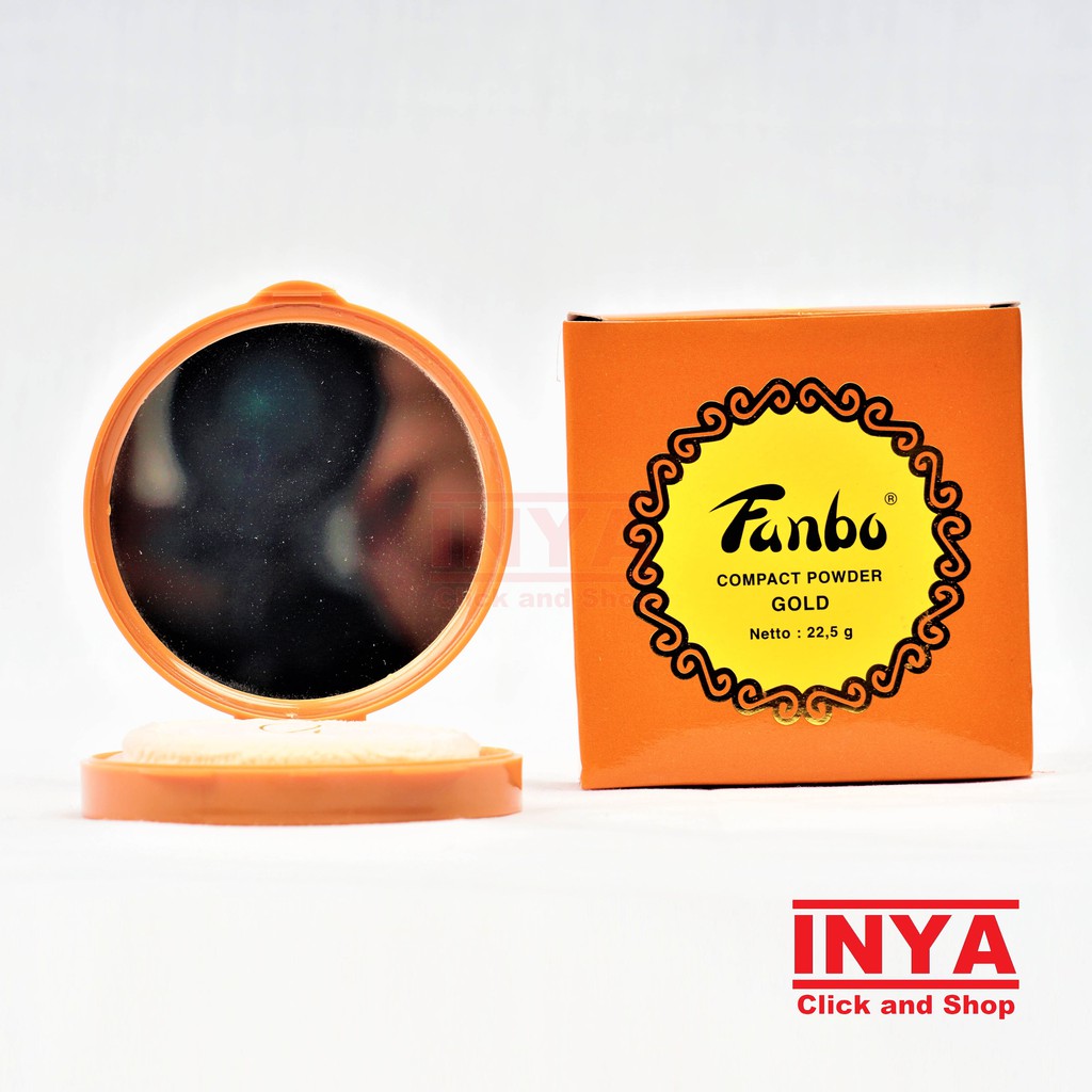 FANBO GOLD 5 KUNING LANGSAT COMPACT POWDER 22.5gr - BEDAK PADAT