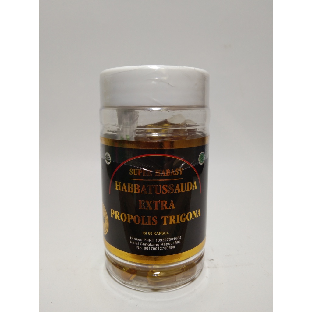 Habbatussauda extra Propolis Trigona  isi 60 kapsul