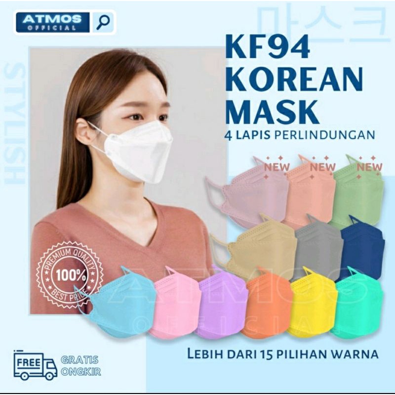 MASKER KF94 KOREA 4 PLY ISI 10 PCS